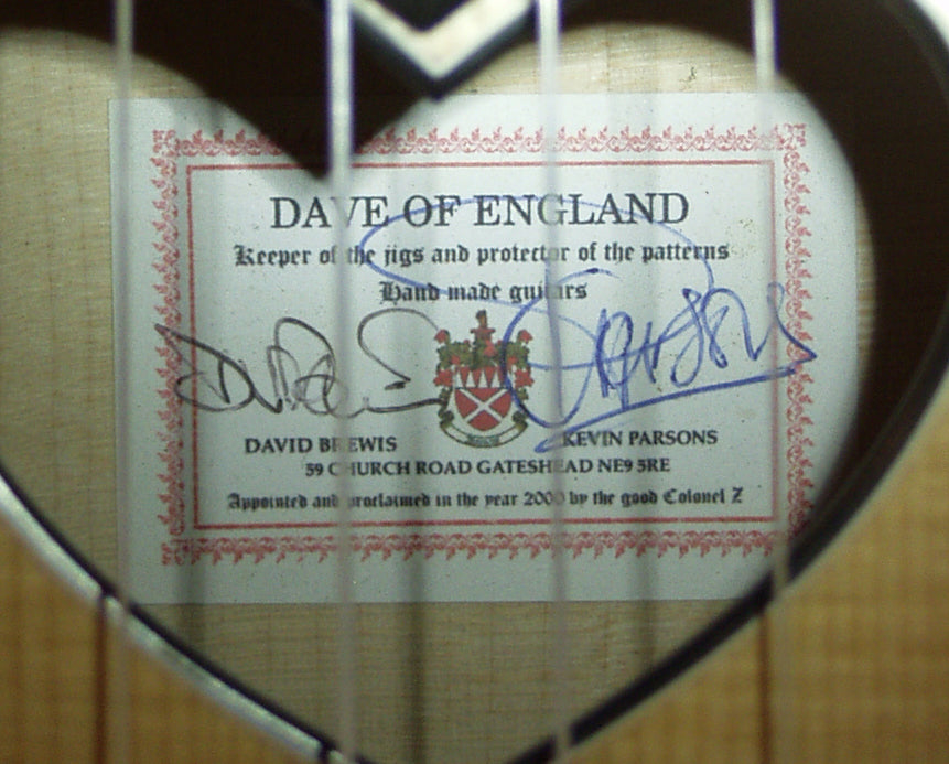 Dave Of England Zemaitis Heart-Hole style Concert Ukulele (2007)