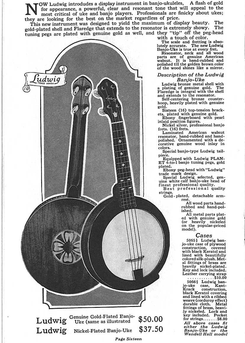 Ludwig Banjo Ukulele (1929)