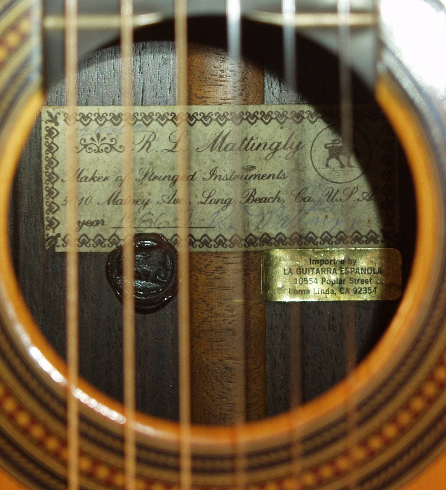 R. L. Mattingly Classical Guitar (1986)