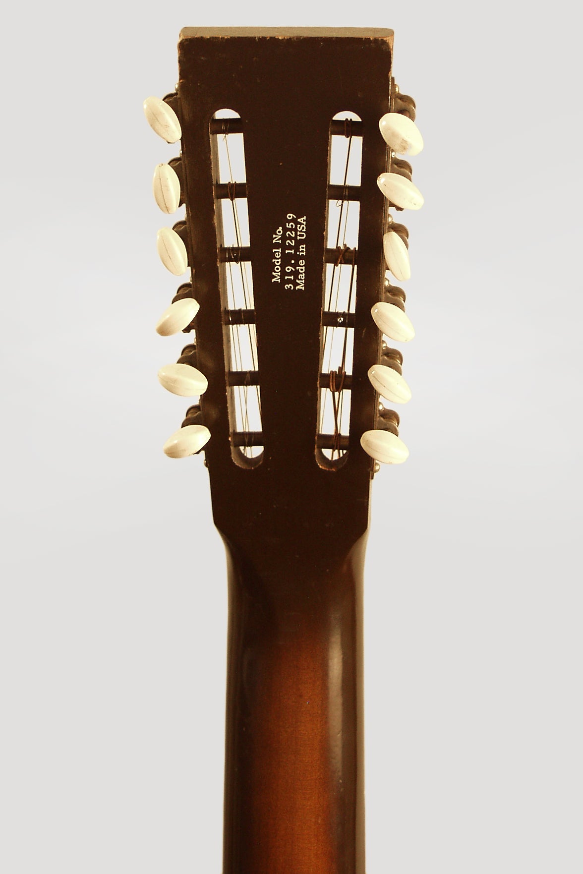 Harmony Silvertone Model 319.12259 12 String Flat Top Acoustic Guitar (1960's)