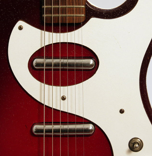 Danelectro Silvertone ""Amp-in-Case"" Semi-Hollow Body Electric Guitar (1965)
