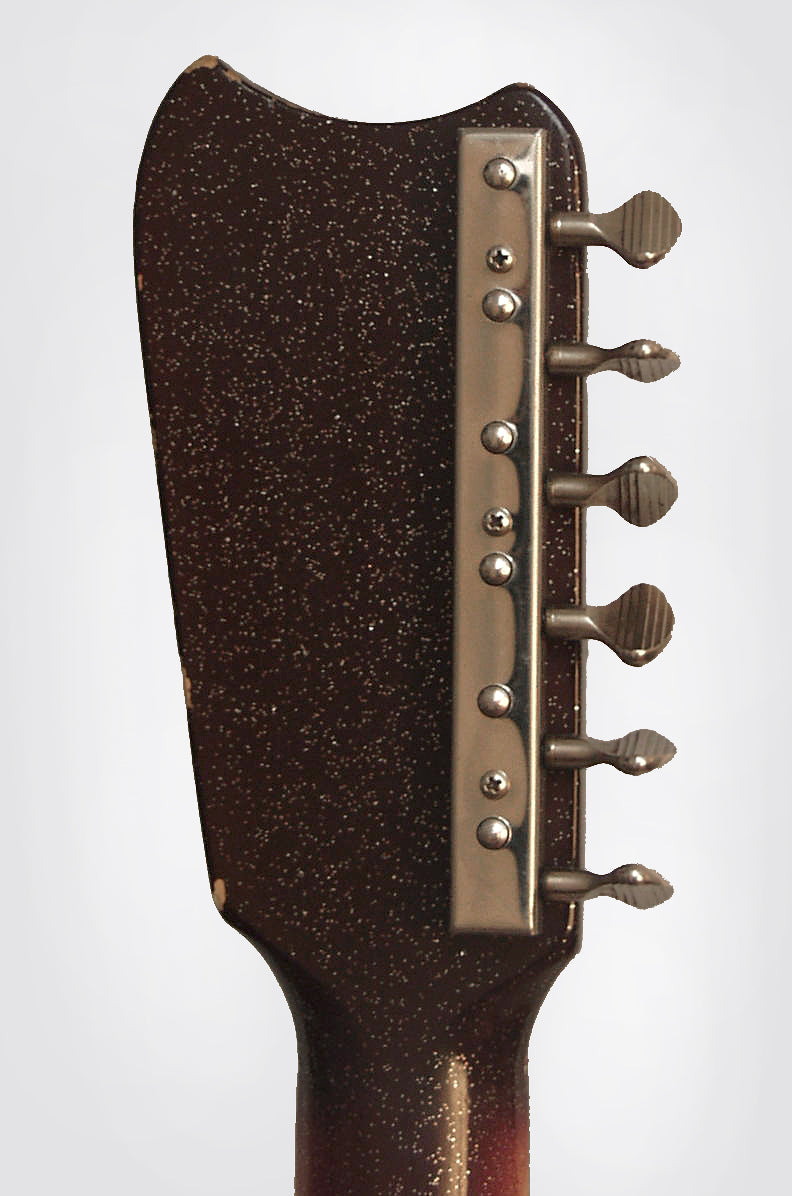 Danelectro Silvertone ""Amp-in-Case"" model 1457 Semi-Hollow Body Electric Guitar (1964)