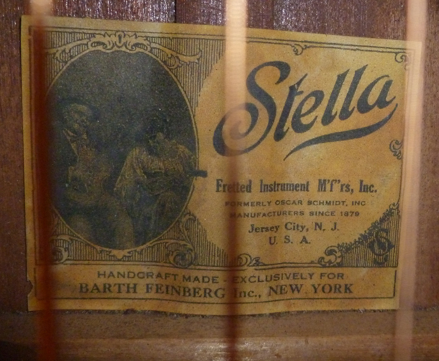 Stella Jumbo Flat Top Acoustic Guitar (1930)