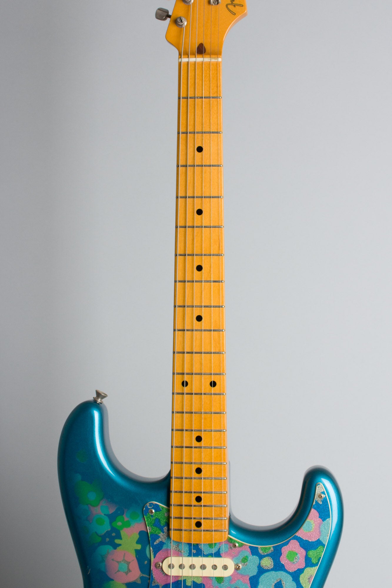 Fender Blue Floral Stratocaster Solid Body Electric Guitar (2002)