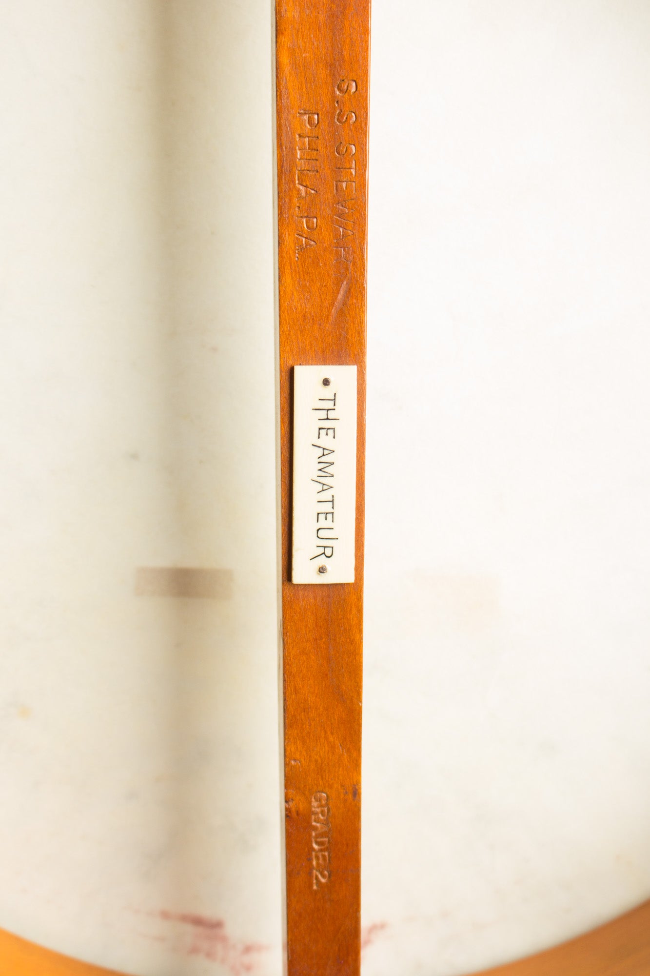 S. S. Stewart S& B Monogram The Amateur Grade 2 5 String Banjo (1905)