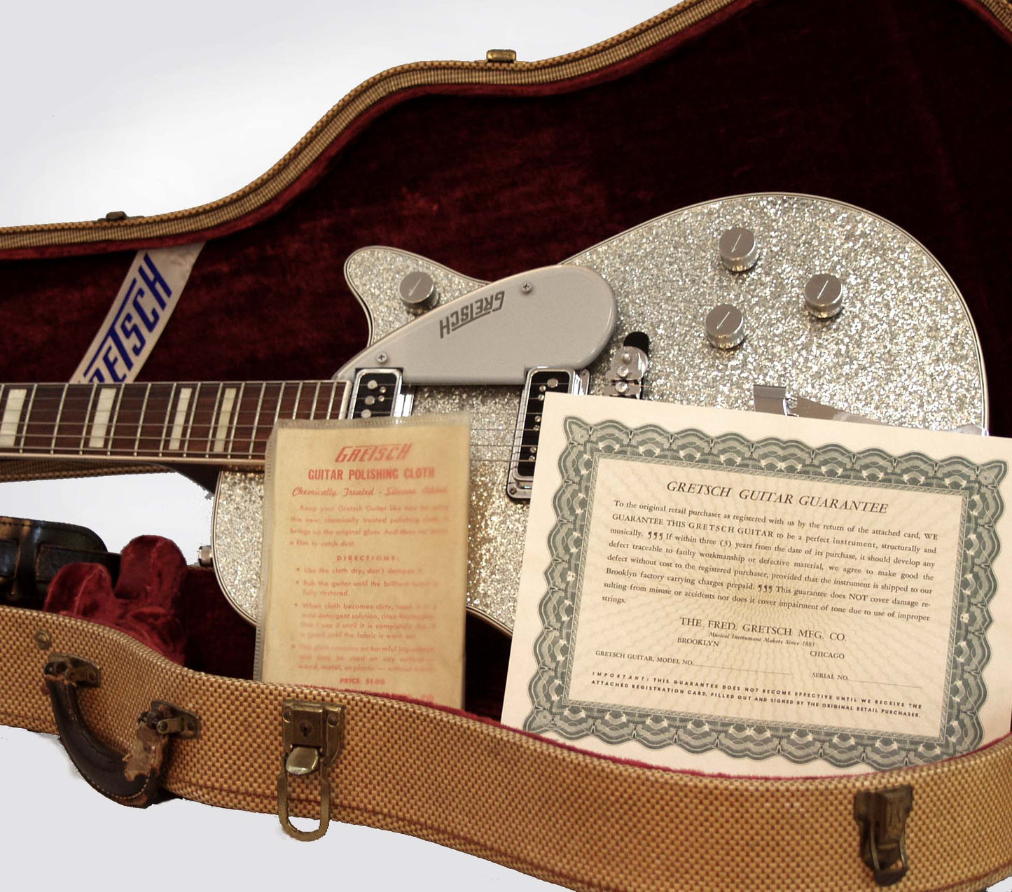 Gretsch Silver Jet Solid Body Electric Guitar (1955)