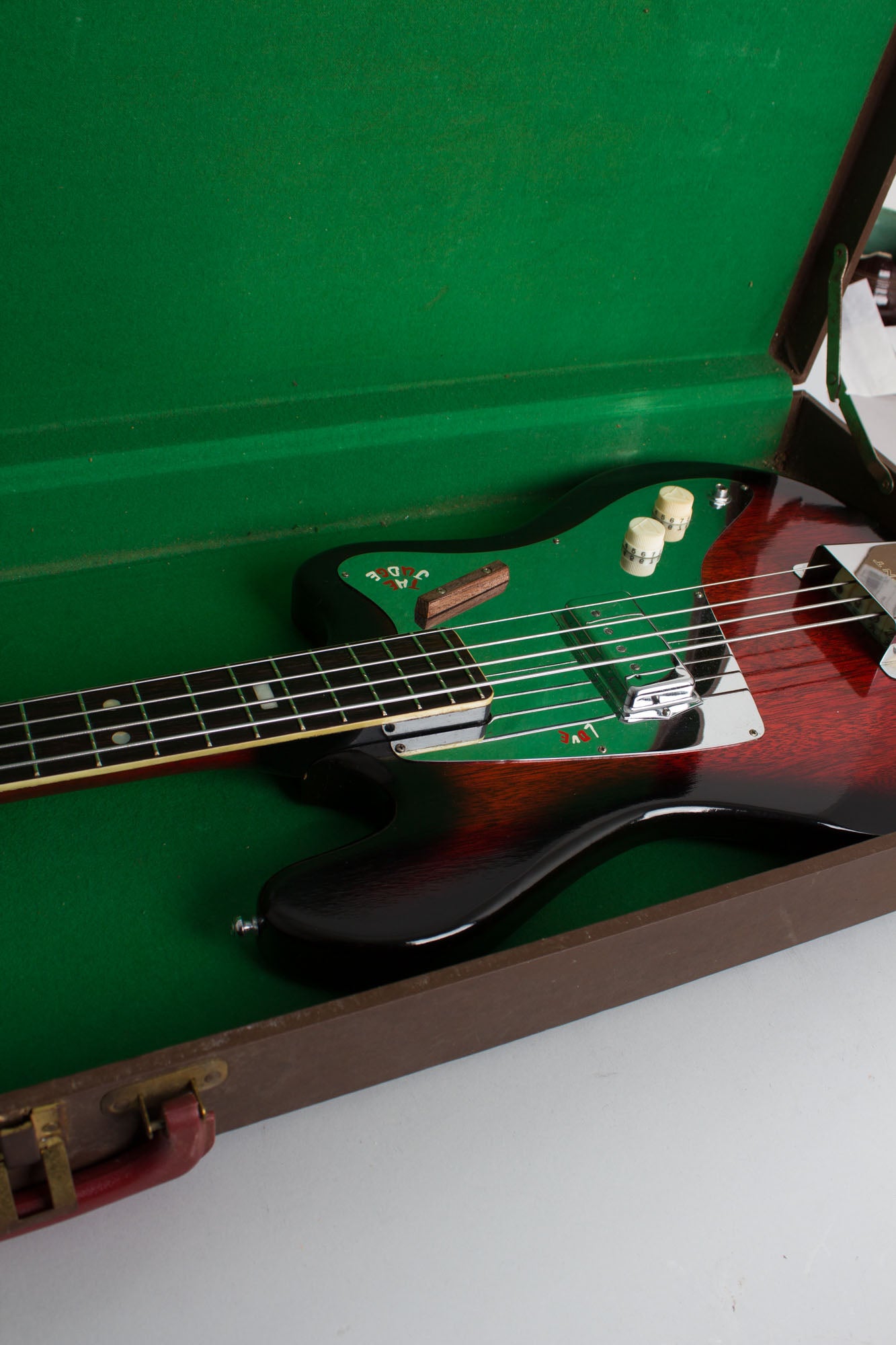Teisco Kent Model 534 Basin Street Solid Body Electric Bass Guitar (1965)