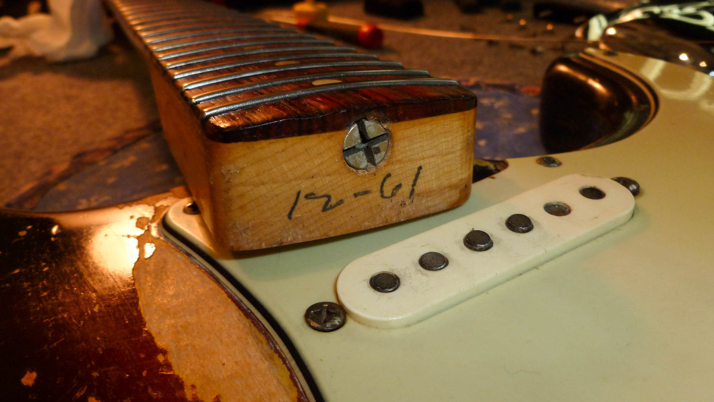 Fender Stratocaster Solid Body Electric Guitar (1961)