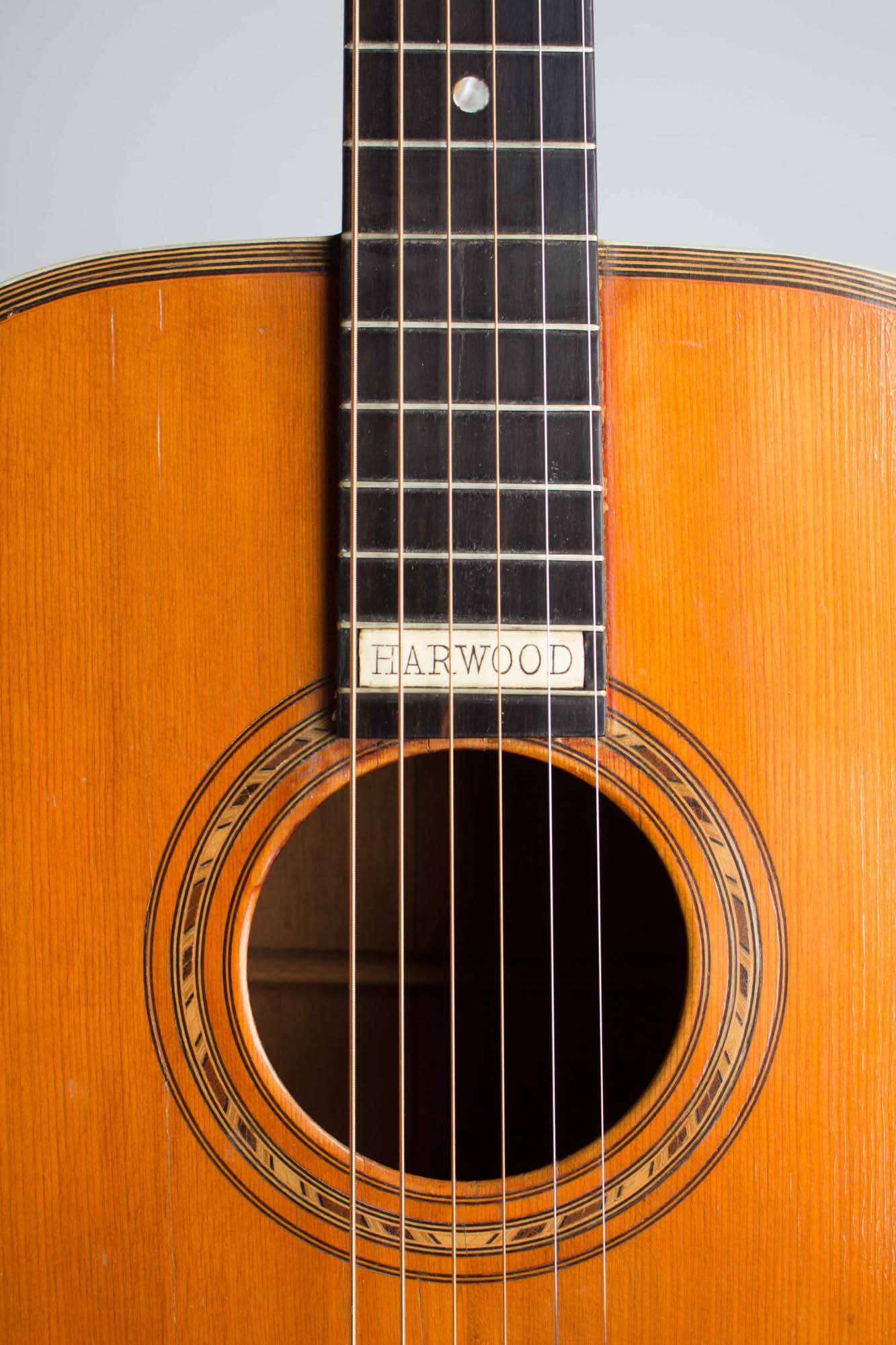 Harwood Auditorium Special 1018 Flat Top Acoustic Guitar (1915)