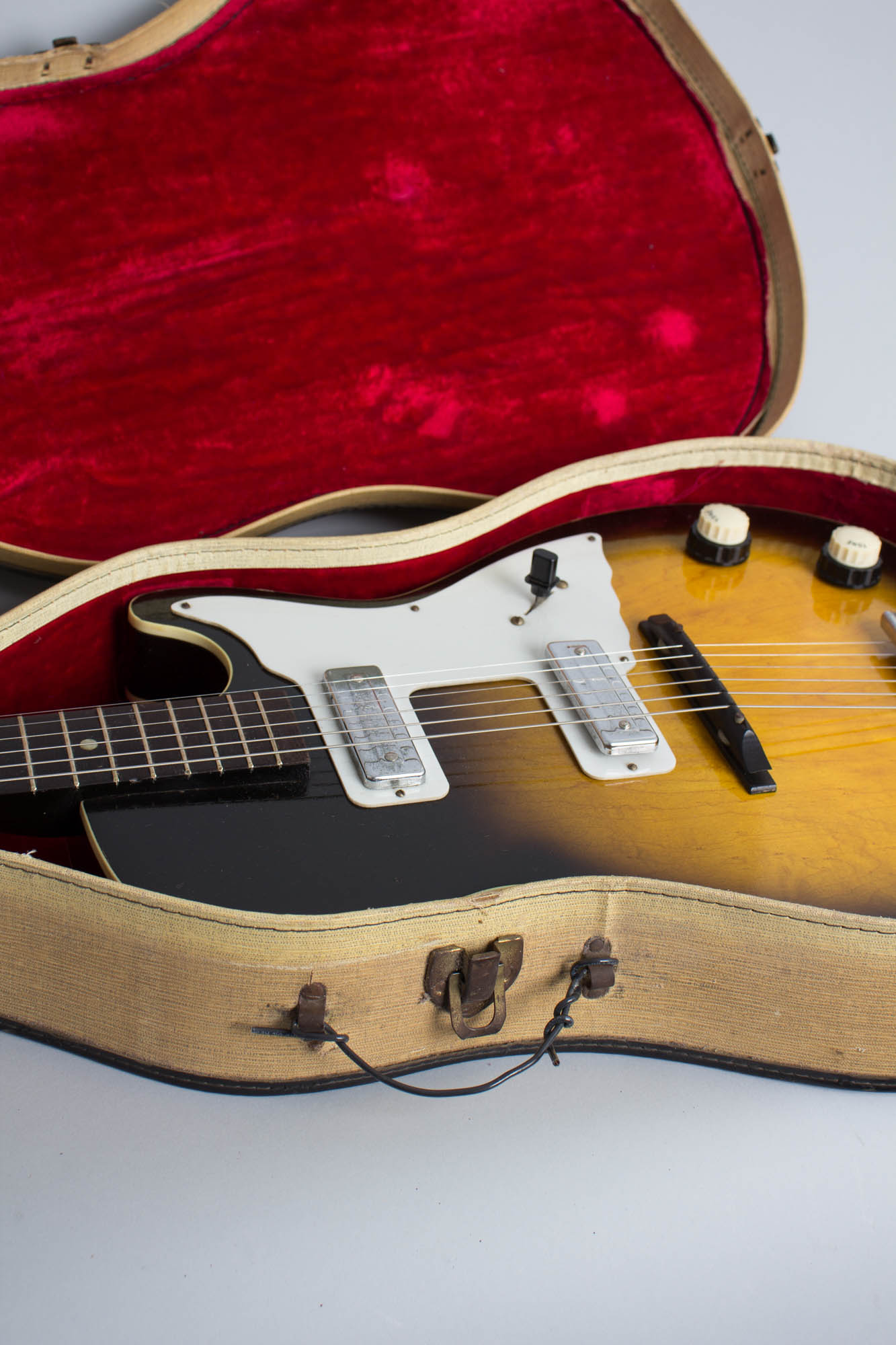 Harmony Stratotone Mars H-46 Thinline Hollow Body Electric Guitar (1959)