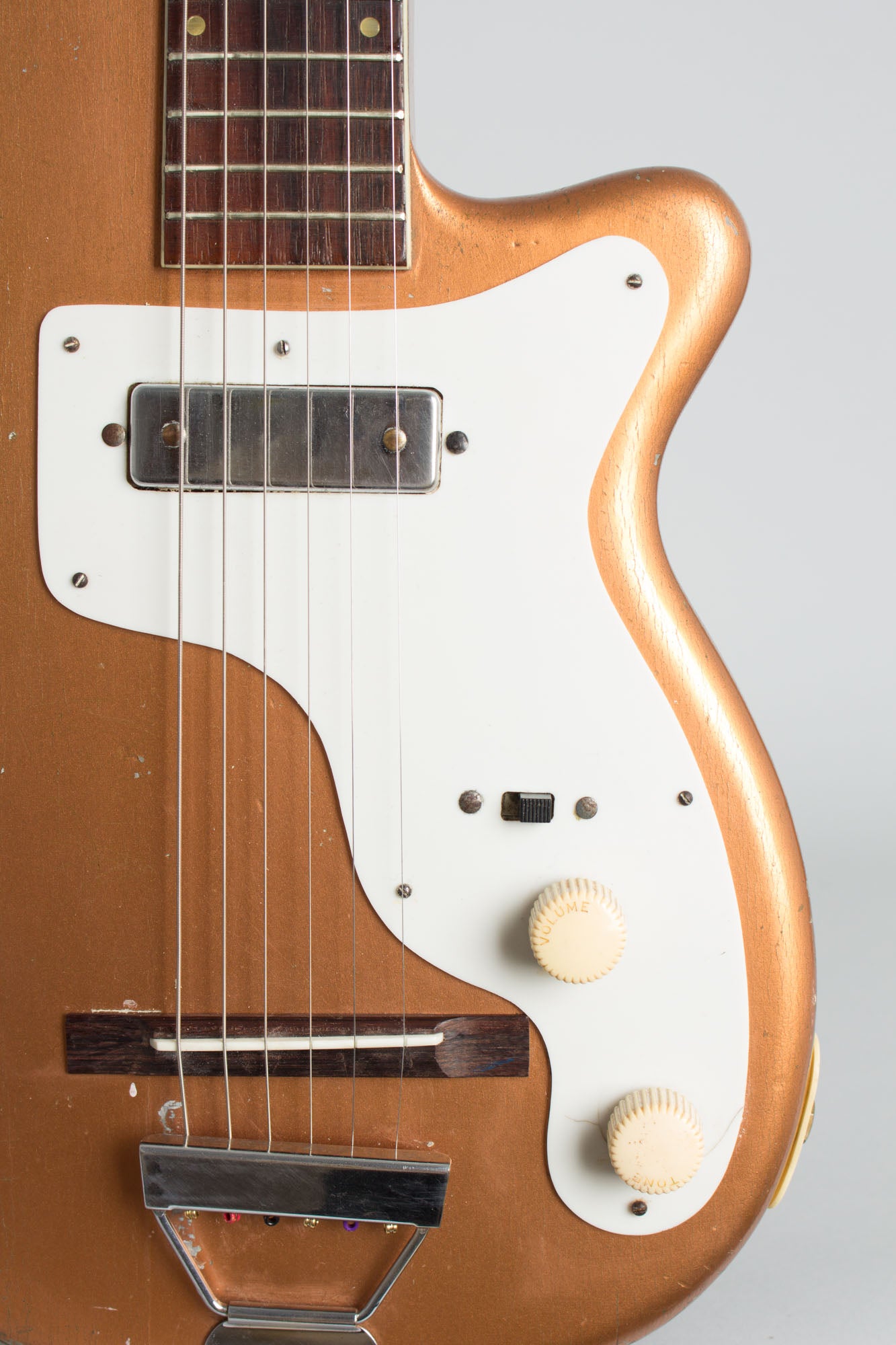 Harmony H-44 Stratotone Solid Body Electric Guitar (1953)
