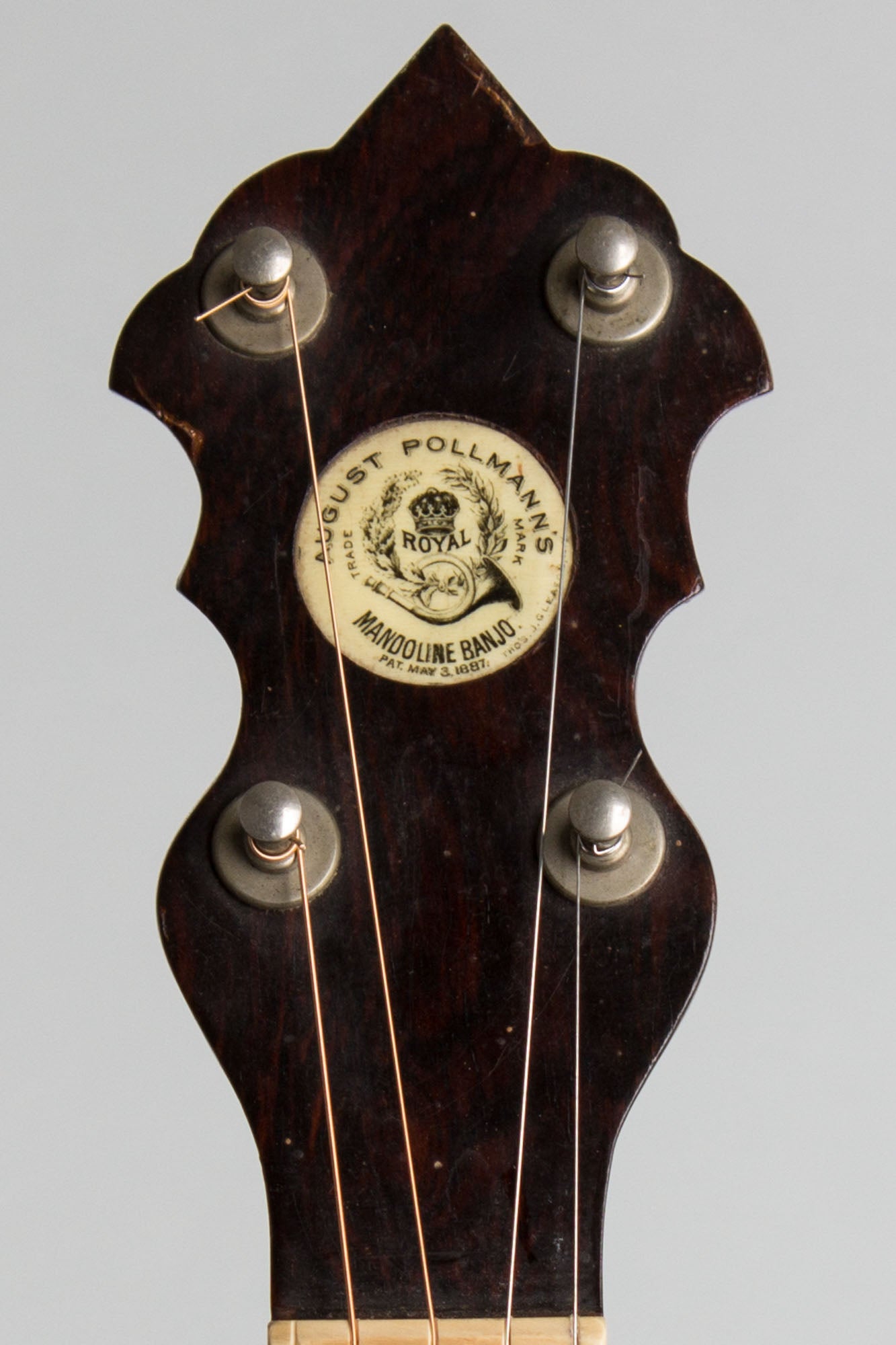 August Pollmann Royal Mandolin Banjo (1890s)