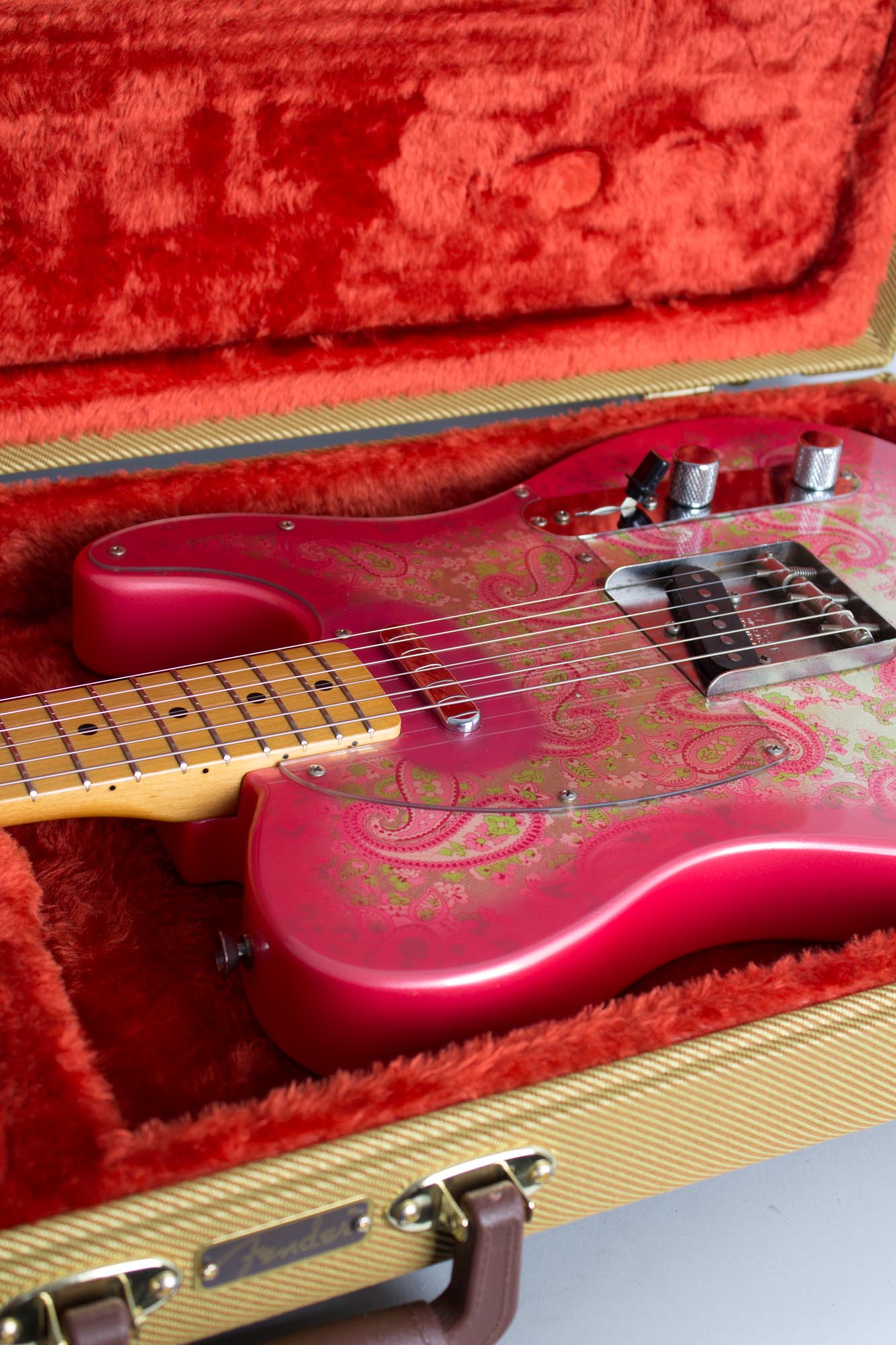 Fender TL 69-75 Paisley Telecaster Solid Body Electric Guitar (1986)