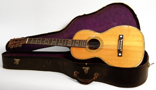 Regal Pearl-Trimmed Flat Top Acoustic Guitar (1928)