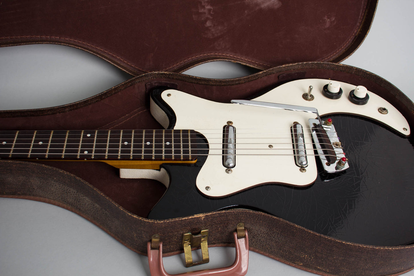 Danelectro Model 4021 Hand Vibrato Semi-Hollow Body Electric Guitar