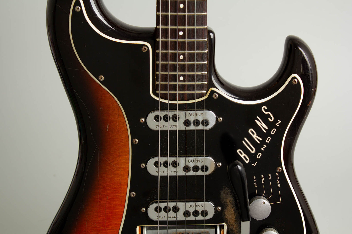 Burns Jazz Split Sound Solid Body Electric Guitar (1964)
