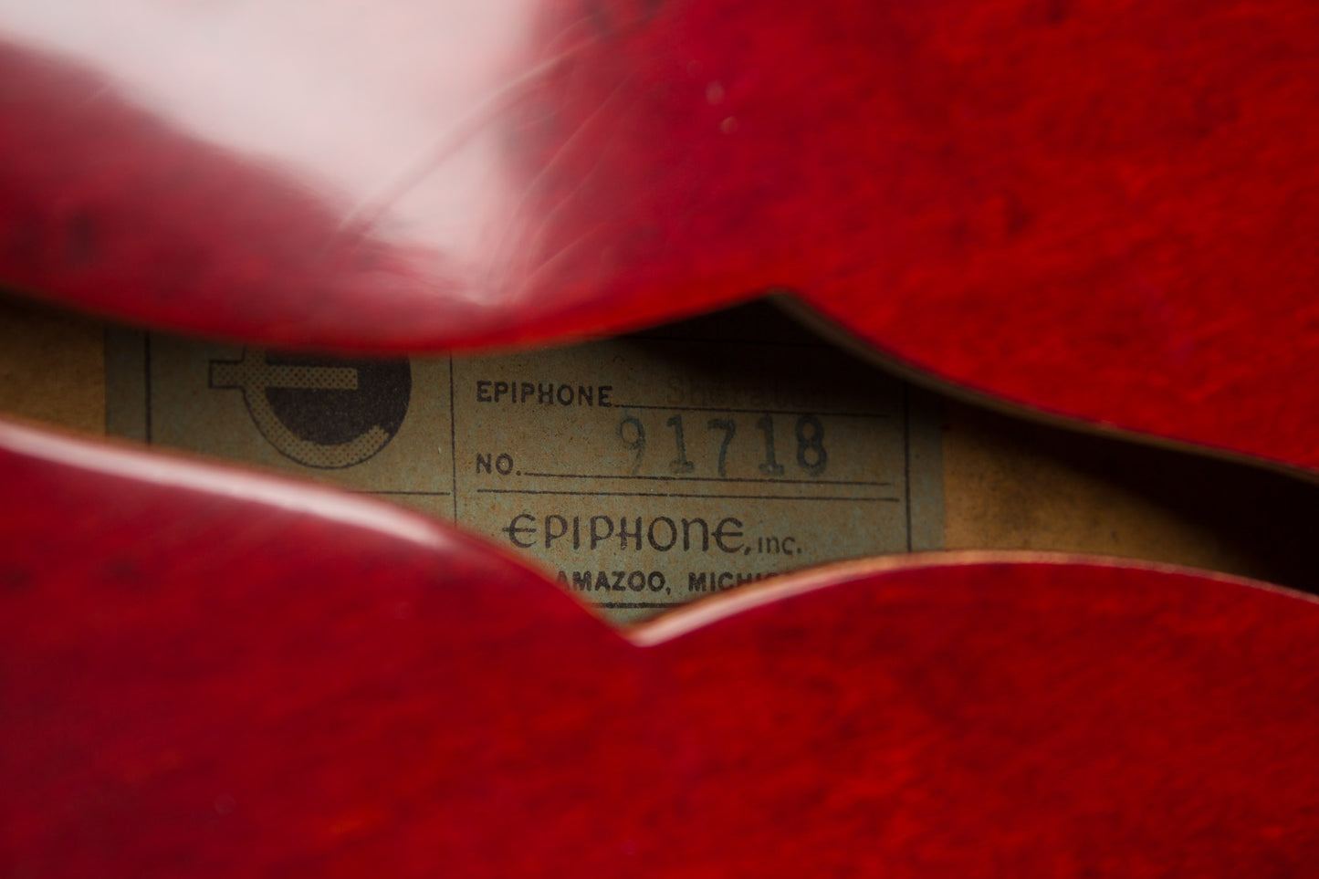 Epiphone Sheraton E212T Arch Top Semi-Hollow Body Electric Guitar (1962)