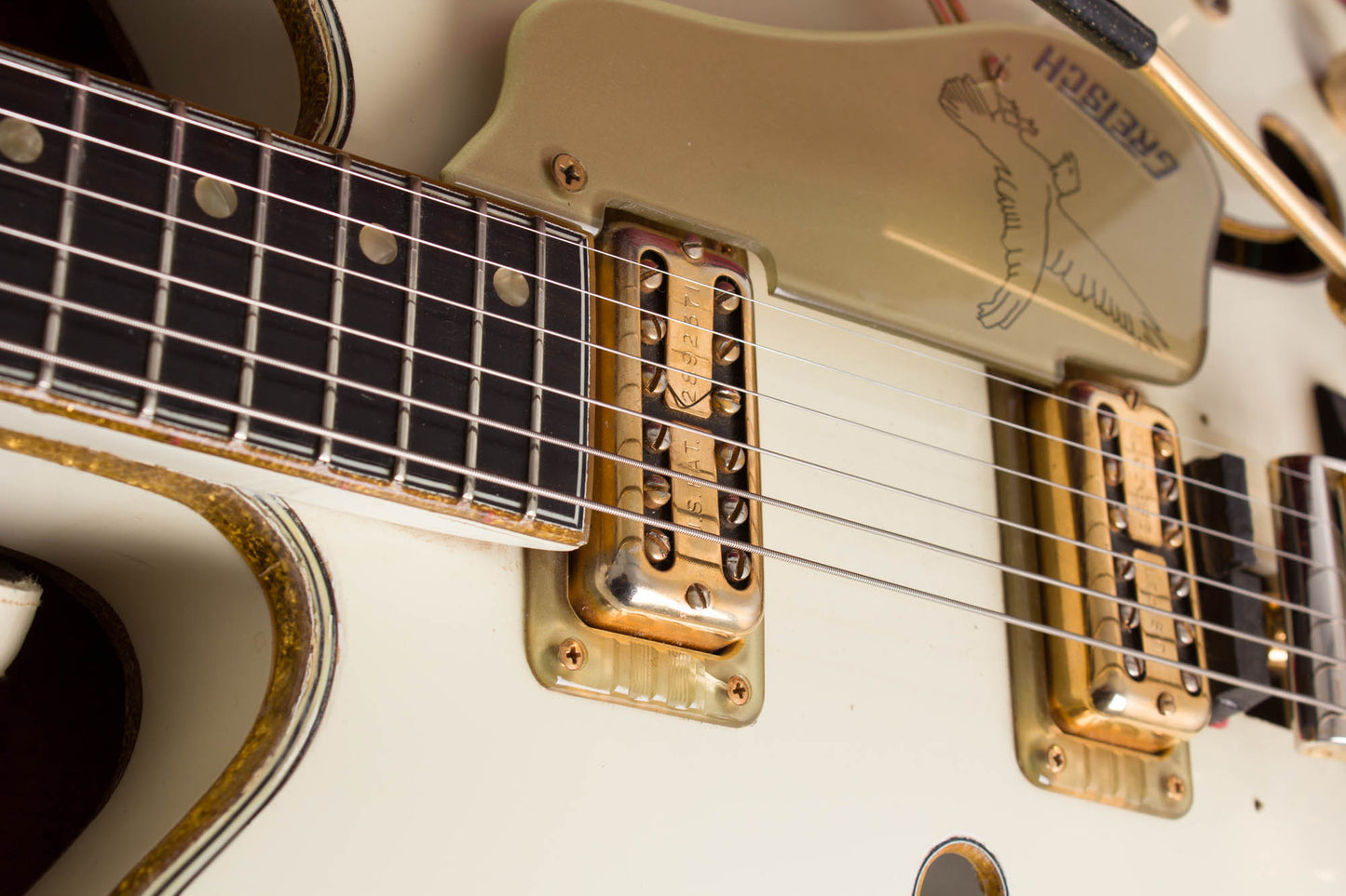 Gretsch Model 6137 White Falcon Stereo Thinline Hollow Body Electric Guitar (1967)