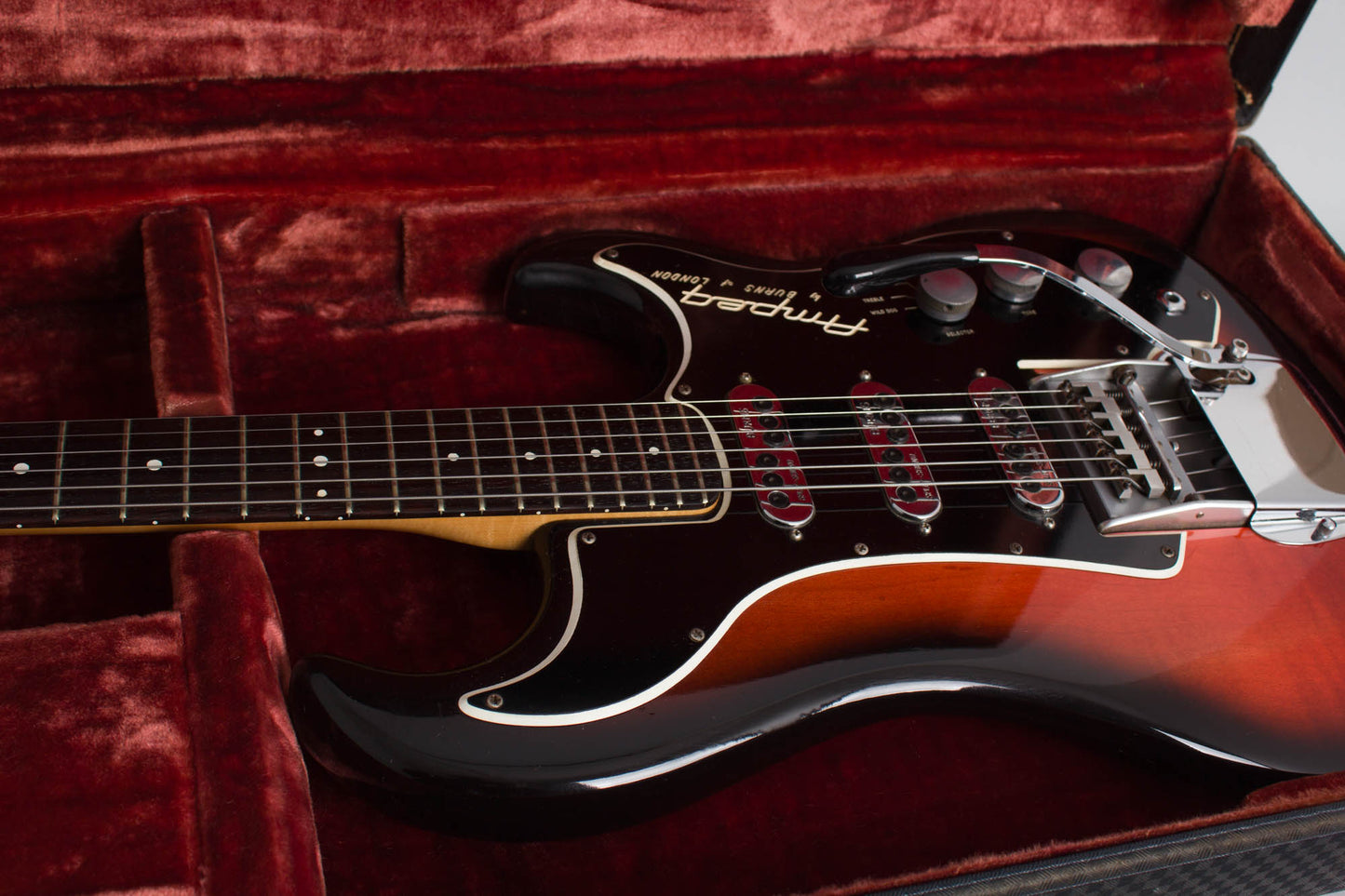 Burns Ampeg Wild Dog EG-1S Jazz Split Sound Solid Body Electric Guitar (1964)