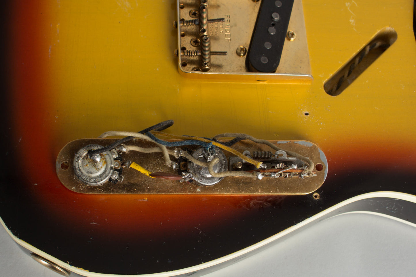 Fender Telecaster Custom with Gold Hardware Solid Body Electric Guitar (1966)