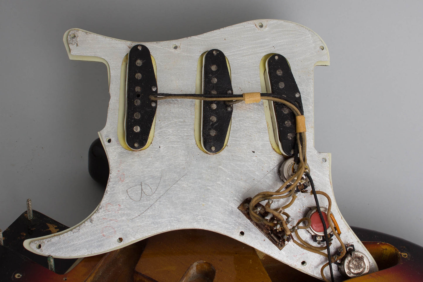 Fender Stratocaster Non-Tremolo Solid Body Electric Guitar (1962)