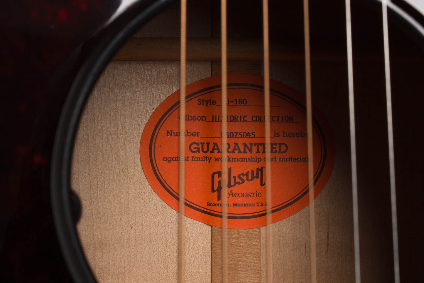 Gibson J-180 Everly Brothers Owned by Jeff Tweedy of Wilco Flat Top Acoustic Guitar (2005)