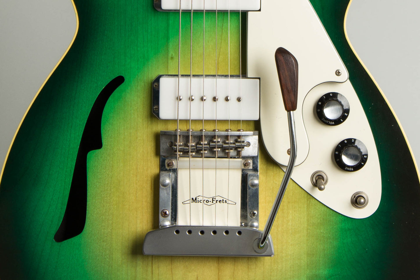 Micro-Frets Spacetone Semi-Hollow Body Electric Guitar (1970)