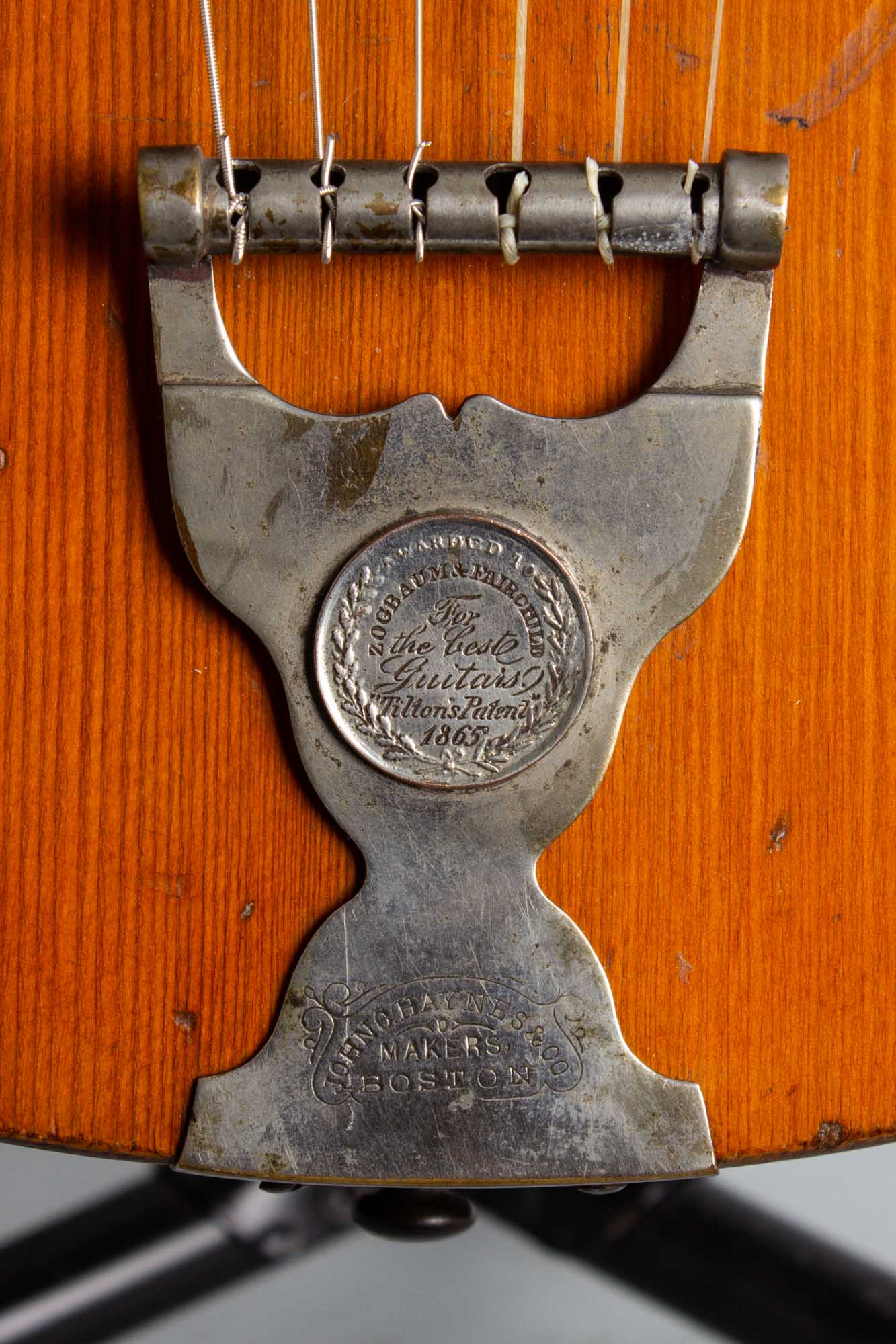 John C. Haynes Wm. B. Tilton Style # 0 Flat Top Acoustic Guitar (1875)