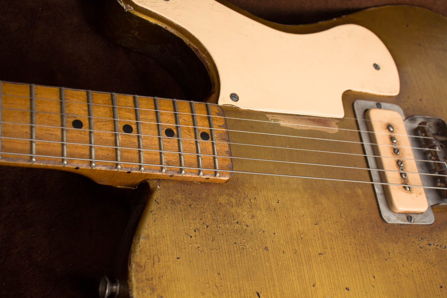 Nacho Guitars Nachocaster Gold Top 1949 Prototype Style Solid Body Electric Guitar (2018)
