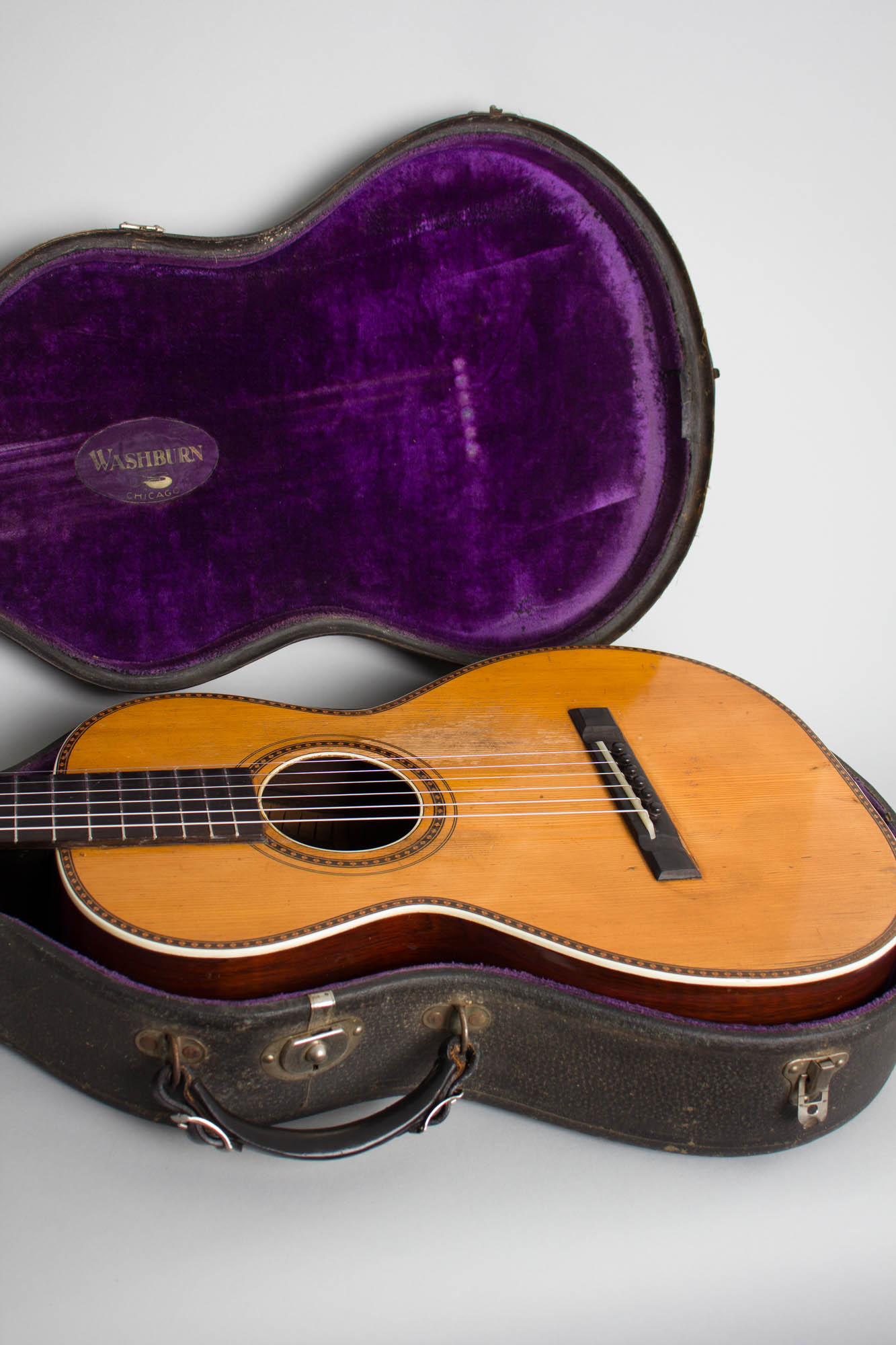 Washburn Style 115 Flat Top Acoustic Guitar (1908)