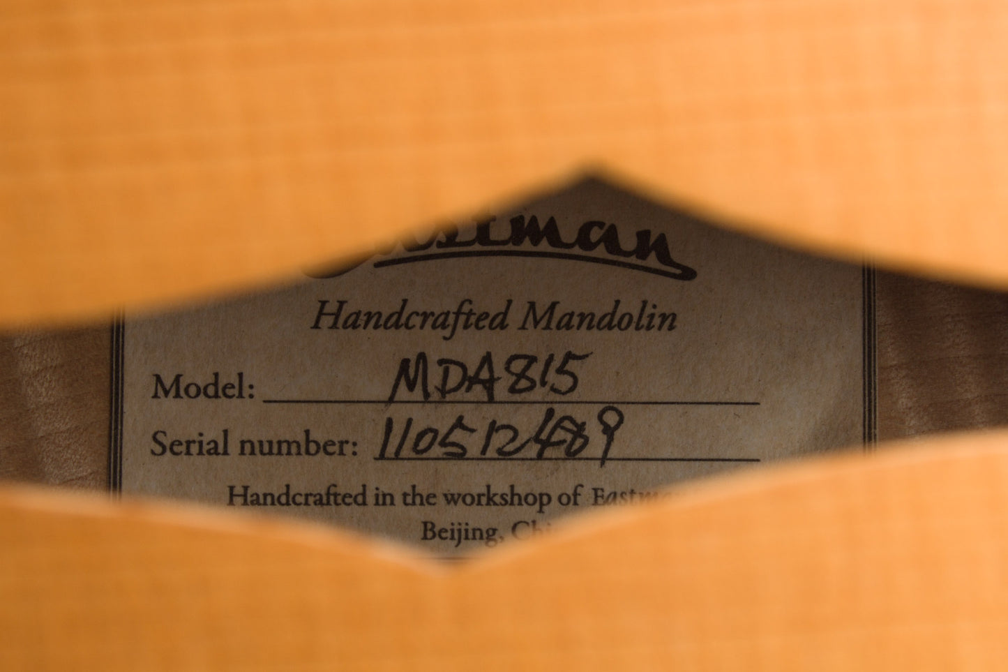 Eastman MDA815 Arch Top Mandola (2011)