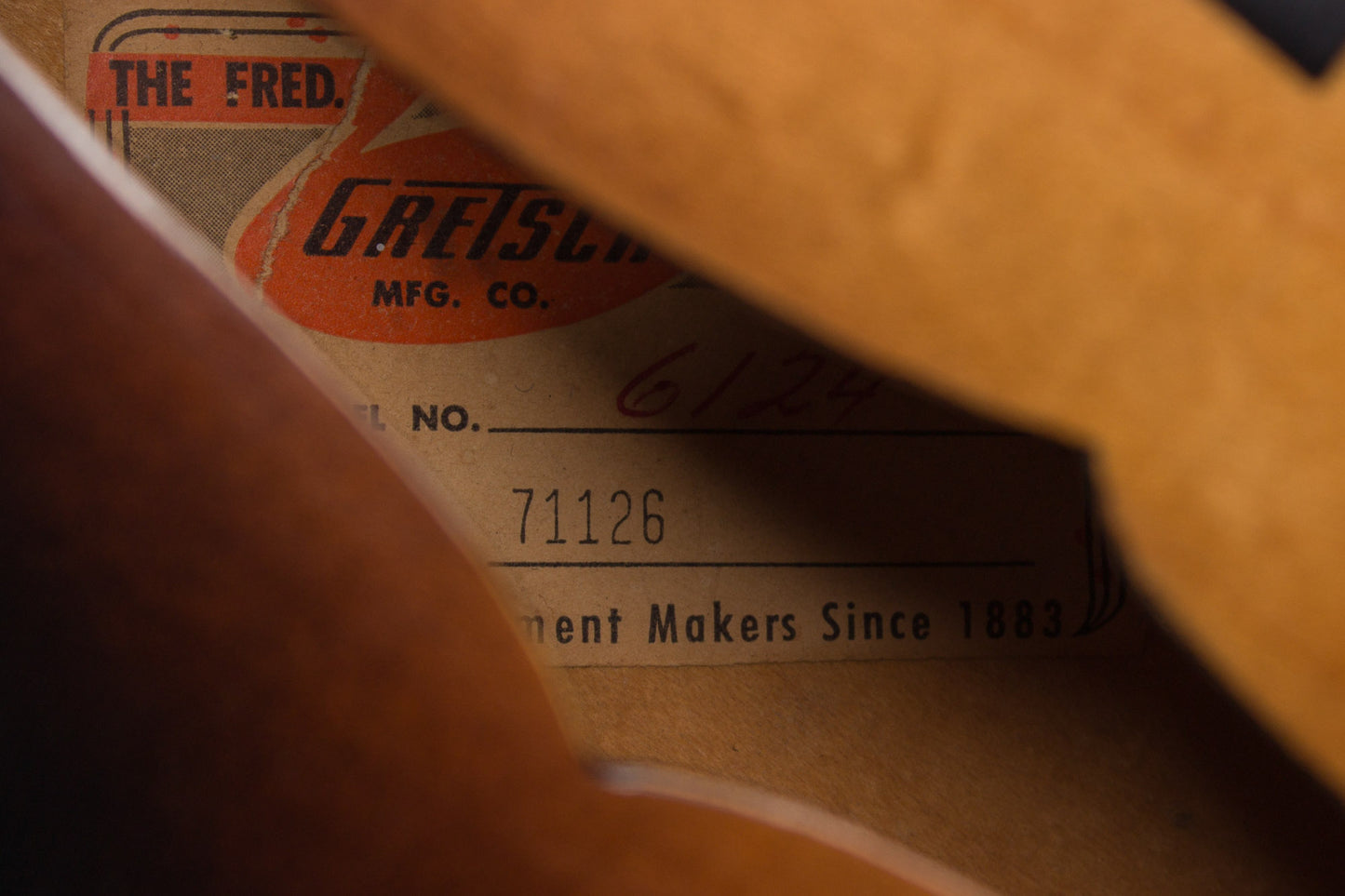 Gretsch PX 6124 Single Anniversary Arch Top Hollow Body Electric Guitar (1964)