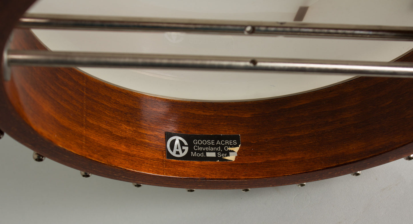 Goose Acres Model E 5 String Resonator Banjo (1978)