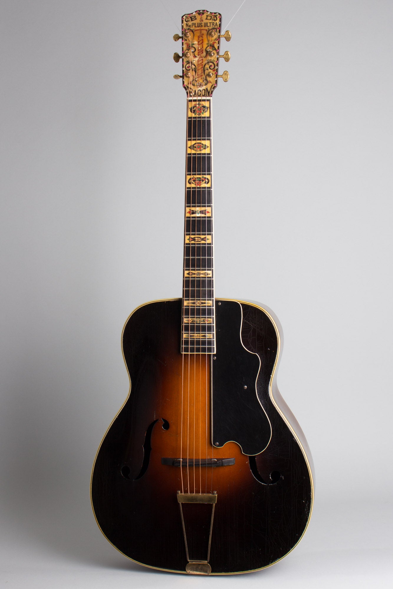 Bacon & Day Ne Plus Ultra Troubadour Model 3R Arch Top Acoustic Guitar (1933)