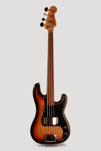 Fender Precision Fretless Solid Body Electric Bass Guitar (1980)