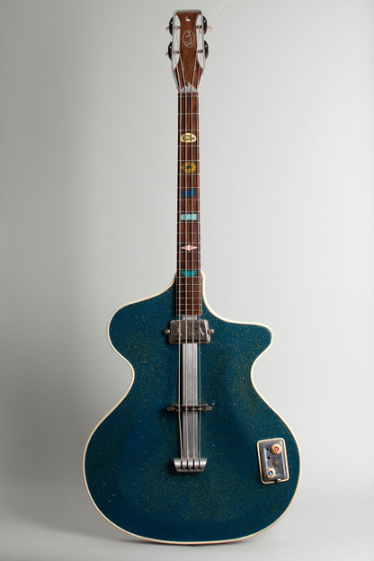 Wandre Waid Bass Semi-Hollow Body Electric Bass Guitar (1962)
