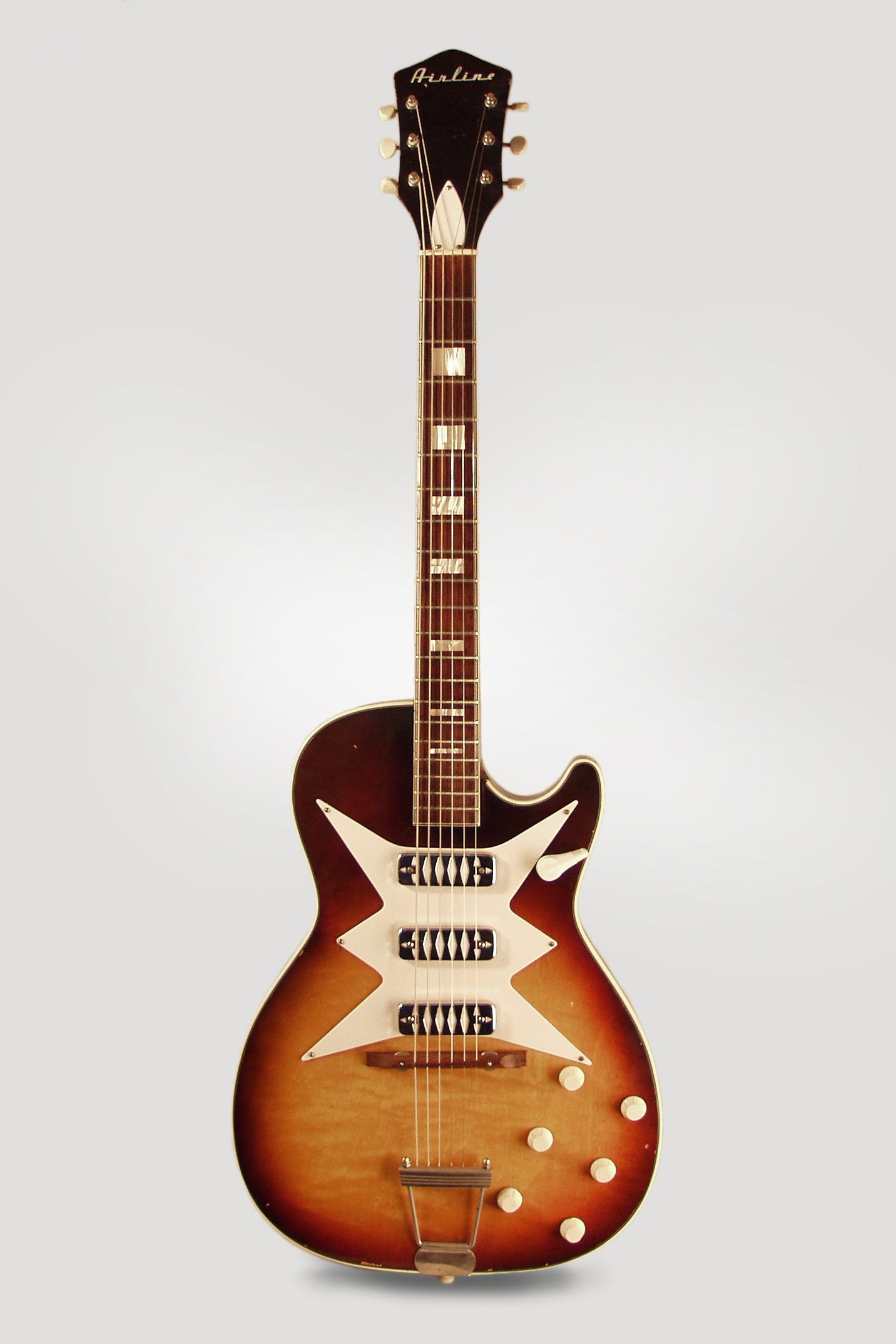 Harmony Airline Model 7209 Semi-Hollow Body Electric Guitar (1960)