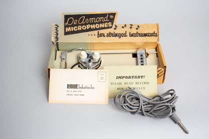 DeArmond Rhythm Chief Model 1100 in Original Box (NOT A REISSUE) Archtop Guitar Pickup (1969)
