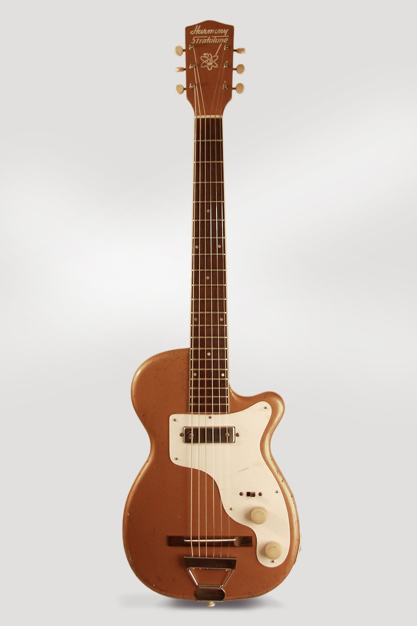 Harmony Stratotone H-44 Solid Body Electric Guitar (1953)