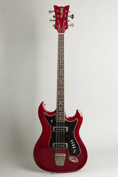 Hagstrom H-8 8-String Bass Solid Body Electric Bass Guitar (1968)