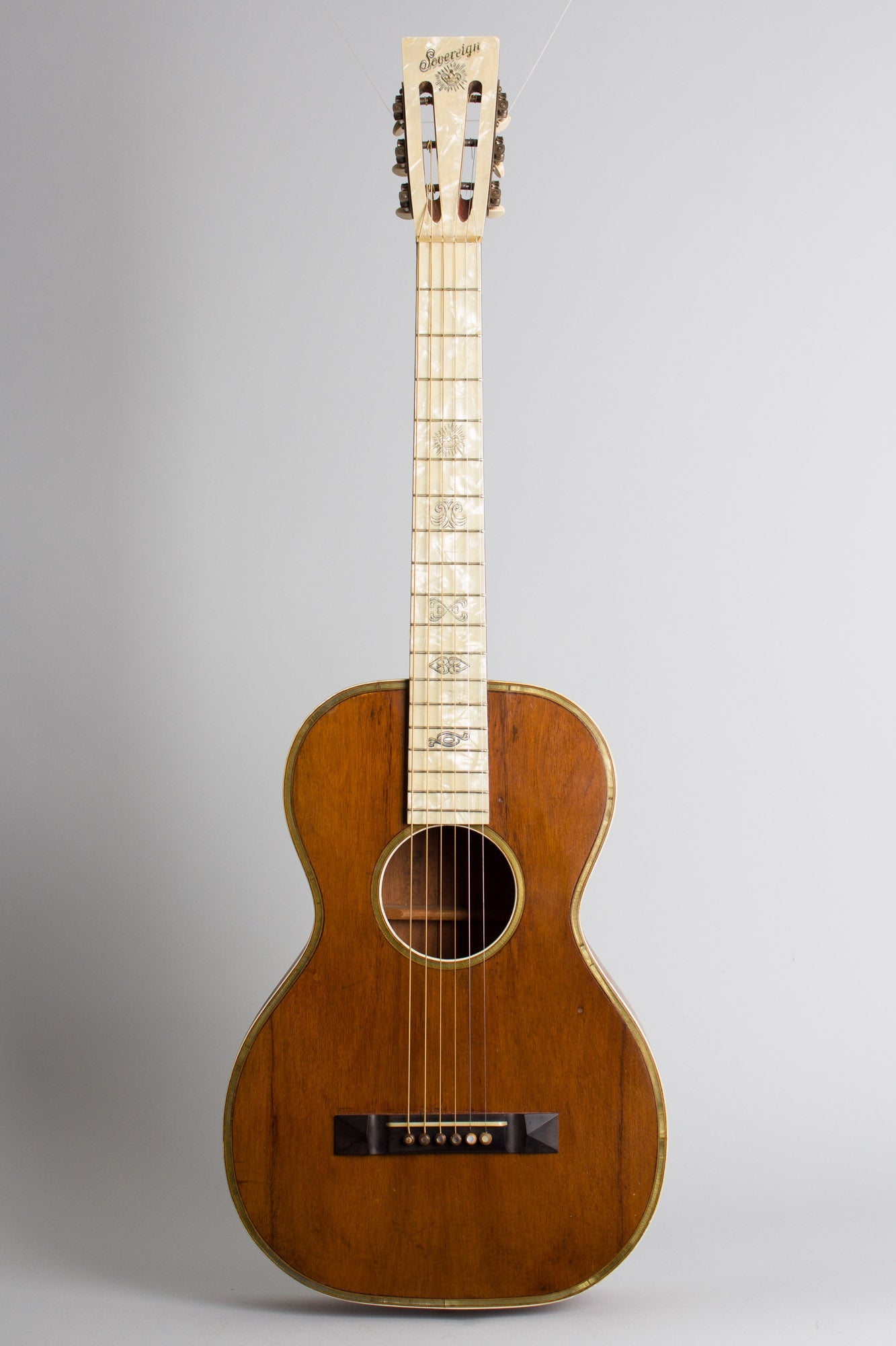 Oscar Schmidt Sovereign Standard Size Koa Flat Top Acoustic Guitar (1930)