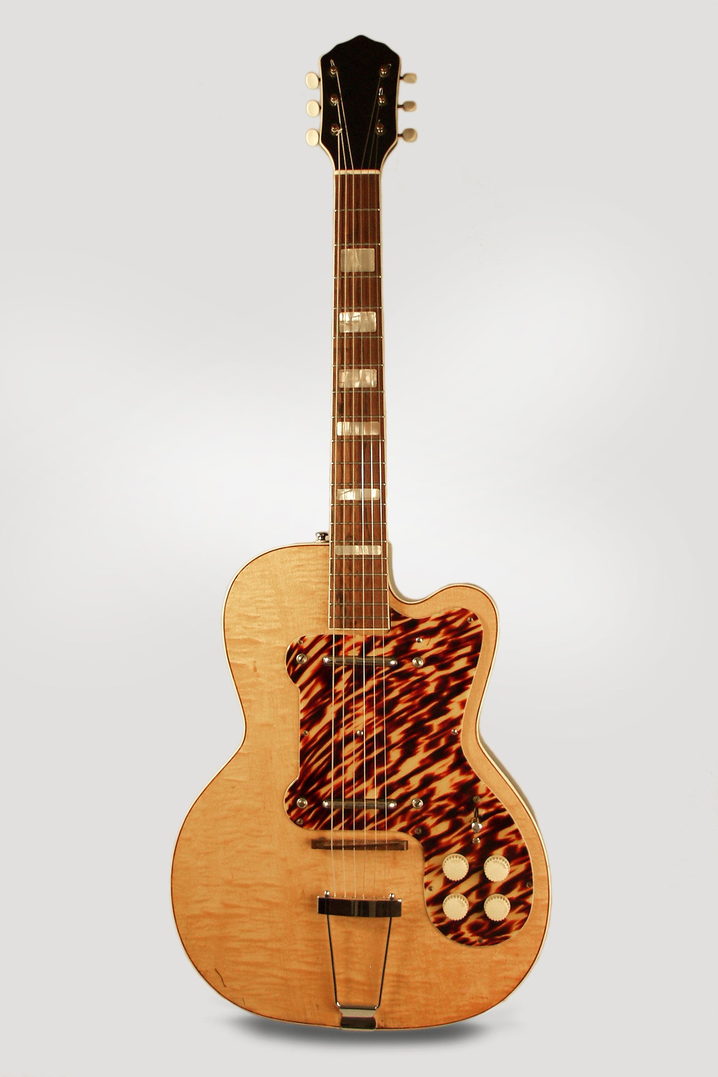 Kay K-161 Thin Twin Semi-Hollow Body Electric Guitar (Early 1950's)