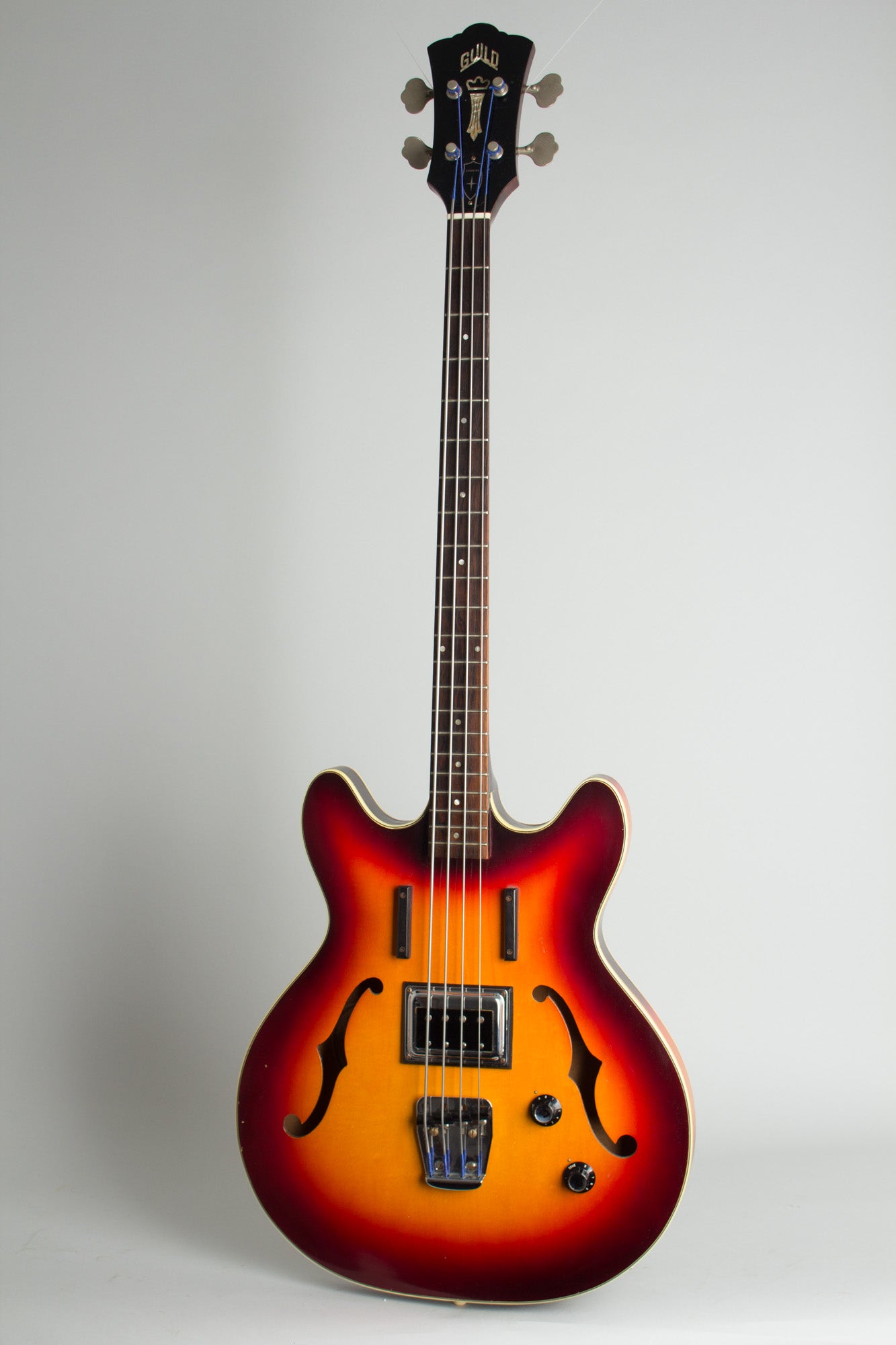 Guild Starfire Bass Semi-Hollow Body Electric Bass Guitar (1965)