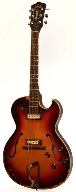 Guild T-100-D Thinline Hollow Body Electric Guitar (1966)