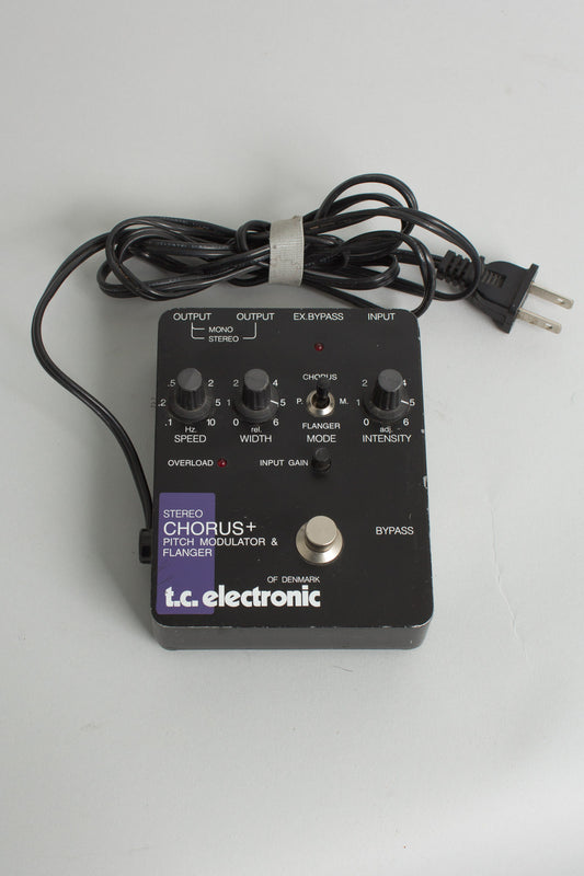 T.C. Electronic Stereo Chorus + Pitch Modulator & Flanger Chorus Effect (1980)
