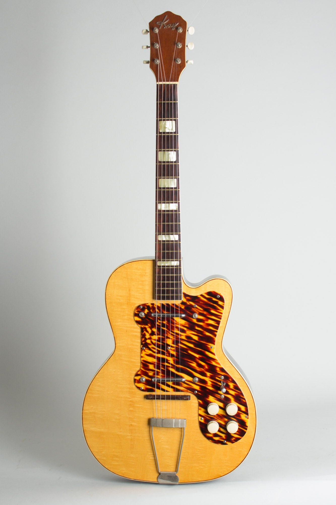 Kay K-161 Thin Twin Semi-Hollow Body Electric Guitar (1956)