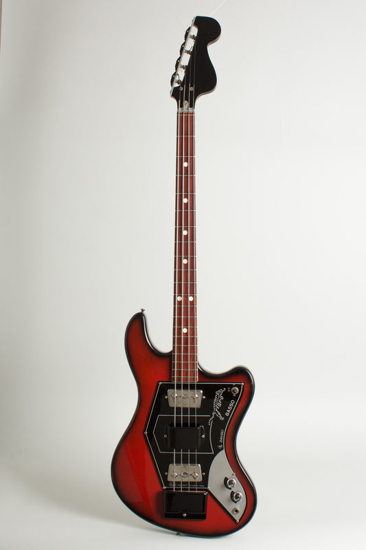 Wandre Tigre Semi-Hollow Body Electric Bass Guitar (1965)