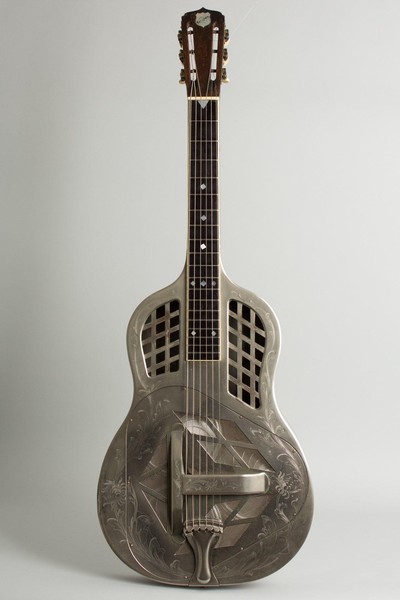 National Style 4 Tricone Squareneck Resophonic Guitar (1928)