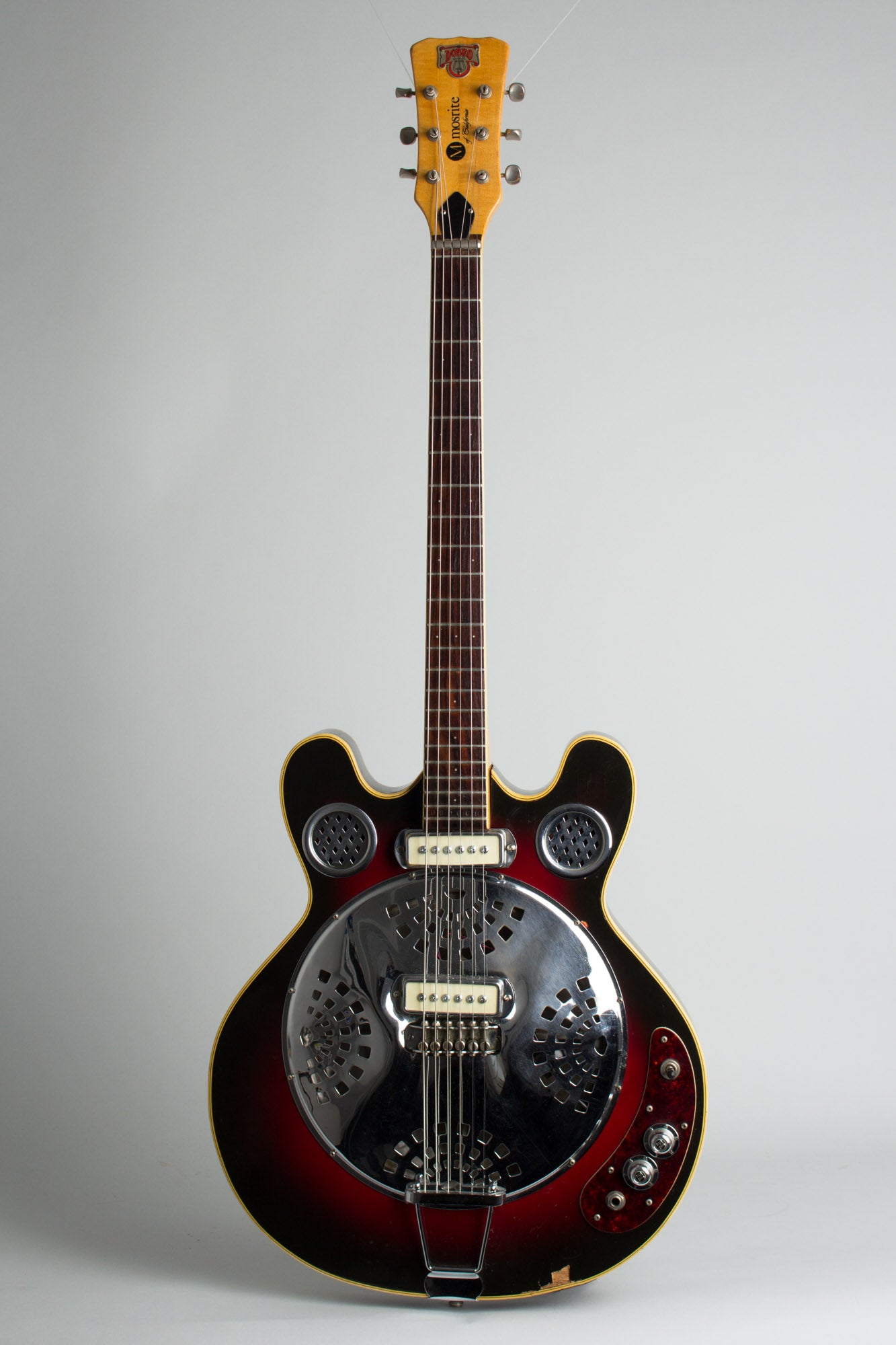 Mosrite Californian D-100 Owned and Used by Elliott Sharp Resophonic Electric Guitar (1967)