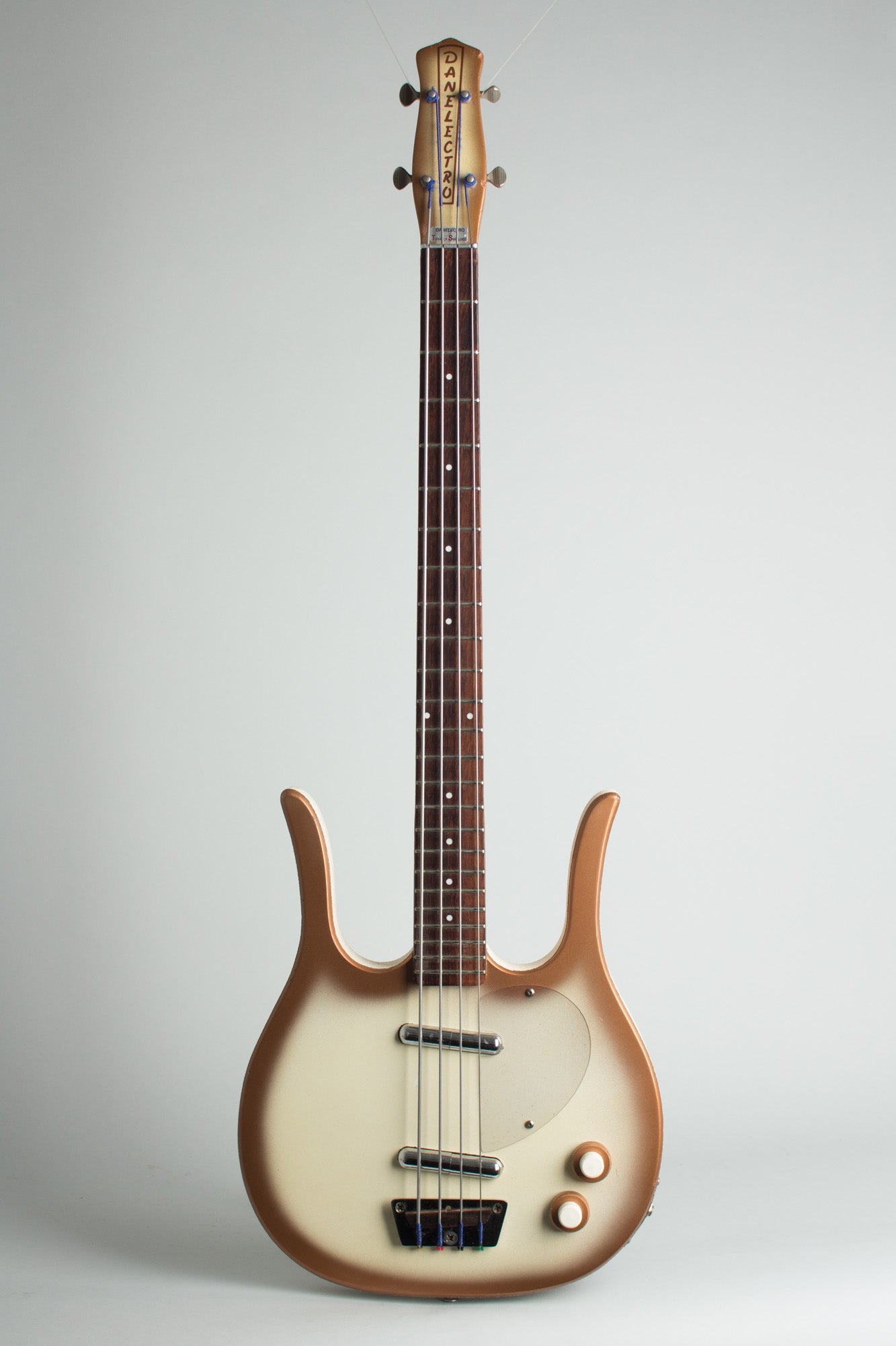 Danelectro Longhorn Model 4423 Electric Bass Guitar (1966)